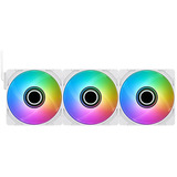 Thermaltake CT120 EX INFINITY, Gehäuselüfter weiß, 3er Pack, 124 mm