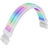 Thermaltake Mod ARGB Snow Cable 8Pin, Kabelmanagement weiß