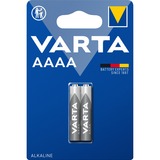 Varta Alkali-Mangan Mini AAAA, Batterie 2 Stück, AAAA