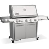 Weber Gasgrill Summit FS38 S, Edelstahl edelstahl, mit CRAFTED Basis-Rahmen und Sear Zone