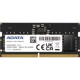 ADATA SO-DIMM 8 GB DDR5-4800  , Arbeitsspeicher schwarz, AD5S48008G-S