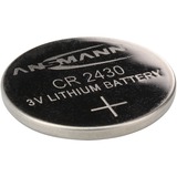 Ansmann Lithium Knopfzelle CR-2430, Batterie silber