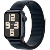 Apple Watch SE (2023), Smartwatch dunkelblau/dunkelblau, 40 mm, Sport Loop, Aluminium