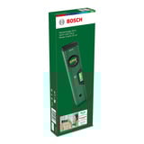 Bosch DIY Wasserwaage 25cm grün, mit V-Nut und flachgefrästem Boden