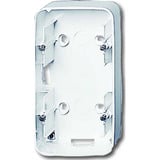 Busch-Jaeger Aufputzgehäuse für zwei Einheiten weiß weiß, Retail