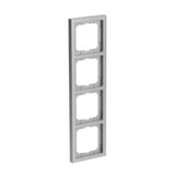 Busch-Jaeger Rahmen vierfach, future linear, Plattform 63, Unterputzmontage, Kunststoff, matt Retail