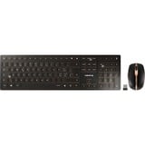 CHERRY DW 9100 SLIM, Desktop-Set schwarz/bronze, CH-Layout, Cherry SX-Scherentechnologie