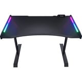 Cougar Gaming-Tisch MARS 150, ARGB schwarz, 153 x 77cm, mit USB- und Audio-Anschlüssen