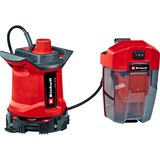 EINHELL Akku-Schmutzwasserpumpe GE-DP 18/25 LL Li-Solo, 18Volt, Tauch- / Druckpumpe rot/schwarz, ohne Akku und Ladegerät