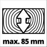EINHELL Zug-Kapp-und Gehrungssäge TC-SM 254 rot/schwarz, 1.800 Watt