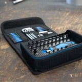 GEDORE Bit-Kit 47-tlg (TC 666-H-047), Bit-Satz in Textiltasche - 1/4", mit Bit-Schraubendreher