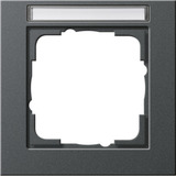 Gira Abdeckrahmen 1-fach anthrazit, Retail