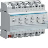 Hager Schalt- und Jalousieausgang KNX 10-fach 16 Ampere C-Last, Schalter Retail