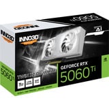 INNO3D GeForce RTX 5060 Ti TWIN X2 OC WHITE 16GB, Grafikkarte DLSS 4, 3x DisplayPort, 1x HDMI 2.1