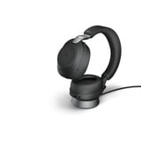 Jabra Evolve2 85, Headset schwarz, Stereo, Microsoft Teams, USB-A, DeskStand