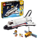 LEGO 31117 Creator 3 in 1 Spaceshuttle-Abenteuer, Konstruktionsspielzeug Weltraum Spielzeug für Kinder ab 8 Jahren mit Astronauten Figur
