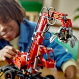 LEGO 42144 Technic Umschlagbagger, Konstruktionsspielzeug Mechanisches Spielzeug Set, manuelle und pneumatische Funktionen