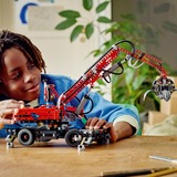 LEGO 42144 Technic Umschlagbagger, Konstruktionsspielzeug Mechanisches Spielzeug Set, manuelle und pneumatische Funktionen