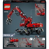 LEGO 42144 Technic Umschlagbagger, Konstruktionsspielzeug Mechanisches Spielzeug Set, manuelle und pneumatische Funktionen