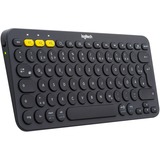 Logitech K380 Multi-Device Bluetooth, Tastatur schwarz, DE-Layout
