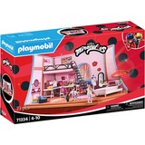 PLAYMOBIL 71334 Miraculous: Marinettes Loft, Konstruktionsspielzeug 