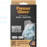 PanzerGlass ECO MATRIX Displayschutz mit D3O Ultra-Wide Fit, Schutzfolie transparent, Samsung Galaxy S24 Ultra, AlignerKit