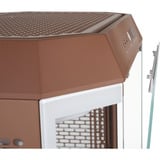 Thermaltake The Tower 600 , Tower-Gehäuse hellbraun, Tempered Glass x 3