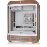 Thermaltake The Tower 600 , Tower-Gehäuse hellbraun, Tempered Glass x 3
