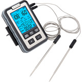Broil King Seitenablagen Thermometer schwarz