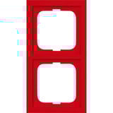 Busch-Jaeger Abdeckrahmen zum Abdecken von Schaltern, Tastern und Steckdosen, Abdeckung rot, Retail