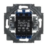 Busch-Jaeger Wippschaltereinsatz Wechsel-Wechselschaltung Unterputz 250 Volt 10 Ampere blau, Retail