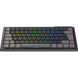CHERRY XTRFY K63W Pro Compact Ultra-Wideband, Gaming-Tastatur schwarz, DE-Layout, Cherry MX Low Profile 2.0 Red