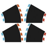 Carrera HYBRID Curves Radius 1/30° (2x L + 2x R), Rennbahn 