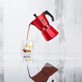 Cecotec Mokclassic 900 , Kaffeebereiter rot/schwarz, Aluminium-Kaffeekocher