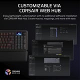 Corsair Vanguard PRO 96, Gaming-Tastatur schwarz, DE-Layout, Corsair MGX Hyperdrive