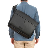 DICOTA Messenger Bag Eco MOVE M-Surface , Notebooktasche schwarz, bis 38.1cm (15.6 Zoll)