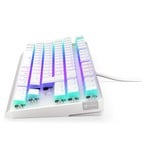 ENDORFY Thock TKL Pudding Onyx White, Gaming-Tastatur weiß, DE-Layout, Kailh RGB Brown