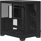 Fractal Design  Pop 2 Vision , Tower-Gehäuse schwarz, Panoramaglas