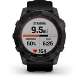 Garmin fenix 7X, Smartwatch dunkelgrau, Solar