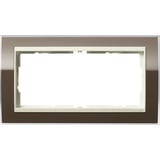 Gira Abdeckrahmen für cremeweiß Event braun, Retail