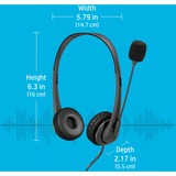 HP Stereo-USB-Headset G2 schwarz