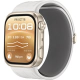 Huawei Watch D3 (Riva-B19), Smartwatch gold, weißes Armband aus Kunstleder
