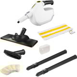 Kärcher Dampfreiniger SC 1 Multi & Up weiß, 1.300 Watt, mit Bodenreinigungsset EasyFix Large