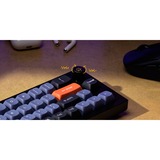 Keychron Q9 Barebone ISO Knob, Gaming-Tastatur blau, Hot-Swap, Aluminiumrahmen, RGB