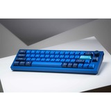 Keychron Q9 Barebone ISO Knob, Gaming-Tastatur blau, Hot-Swap, Aluminiumrahmen, RGB