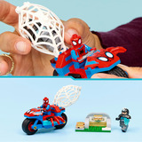 LEGO 11206 Marvel Spidey und seine Super-Freunde Spidey auf Motorrad vs. Rhino, Konstruktionsspielzeug 