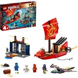 LEGO 71749 Ninjago Flug mit dem Ninja-Flugsegler, Konstruktionsspielzeug Set mit Schiff und Figuren, darunter eine Drachen-Figur