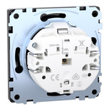 Merten Schutzkontakt-Steckdose mit Steckklemmen nickel, Retail