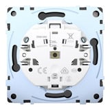 Merten Schutzkontakt-Steckdose mit Steckklemmen nickel, Retail