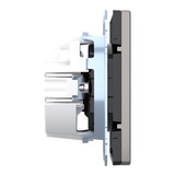 Merten Schutzkontakt-Steckdose mit Steckklemmen nickel, Retail